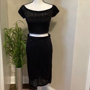 Express Crop & Midi Skirt Set